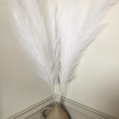 Faux Tall Black Pampas Grass Stems